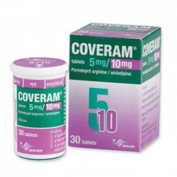 Coveram 5mg/10mg Servier 30 viên