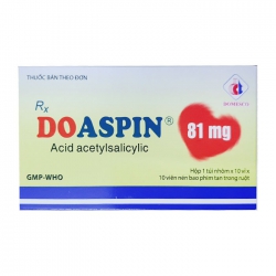 Thuốc tim mạch Doaspin 81mg Domesco (Hộp)