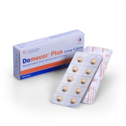 Thuốc tim mạch Domecor Plus 2,5mg/6,25mg Domesco