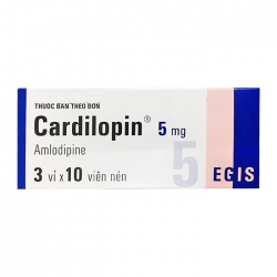 Thuốc tim mạch Egis Cardilopin 5mg, Hộp 30 viên Thuốc tim mạch Egis Cardilopin 5mg, Hộp 30 viên