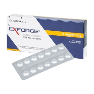 Exforge 5mg/80mg Novartis 2 vỉ x 14 viên Exforge 5mg/80mg Novartis 2 vỉ x 14 viên