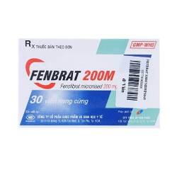 Thuốc tim mạch Fenbrat 200M | Hộp 3 vỉ x 10 viên