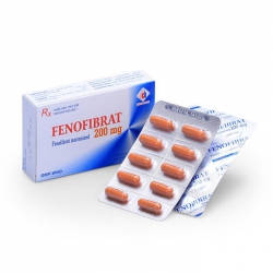 Thuốc tim mạch Fenofibrat 200mg Domesco