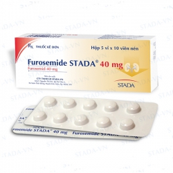 Stada  Furosemide 40mg, Hộp 50 viên Stada  Furosemide 40mg, Hộp 50 viên