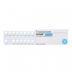 Thuốc tim mạch Hyzaar 50/12.5mg, Hộp 28 viên