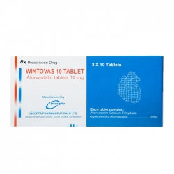 Thuốc tim mạch Incepta Wintovas 10 Tablet, Hộp 30 viên