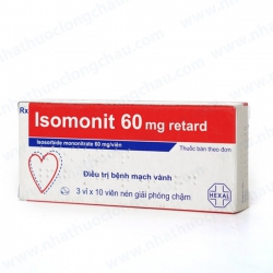 Thuốc tim mạch Isomonit 60 | Hộp 3 vỉ x 10 viên
