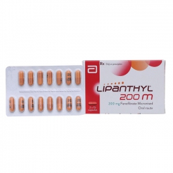 Thuốc tim mạch Lipanthyl 200mg