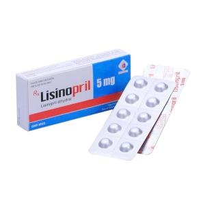 Lisinopril 5mg Domesco 3 vỉ x 10 viên Lisinopril 5mg Domesco 3 vỉ x 10 viên