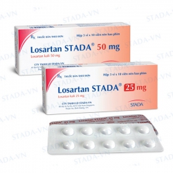 Thuốc tim mạch Losartan STADA Losartan Kali 25mg Thuốc tim mạch Losartan STADA Losartan Kali 25mg