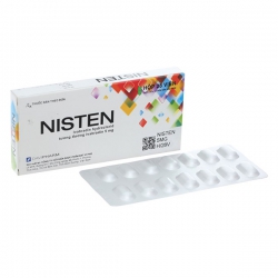 Thuốc tim mạch Nisten 5mg | Hộp 2 vỉ x 14 viên