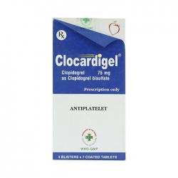 Clocardigel 75mg OPV 4 vỉ x 7 viên Clocardigel 75mg OPV 4 vỉ x 7 viên