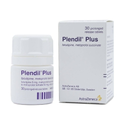 Thuốc tim mạch Plendil plus 5mg/50mg, Hộp 30 viên