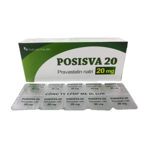 Posisva 20 Medbolide 3 vỉ x 10 viên (Pravastatin)