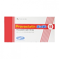 Pravastatin Savi 10 Savipharm 3 vỉ x 10 viên (Pravastatin)