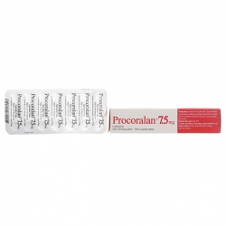 Procoralan 7.5mg Servier 4 vỉ x 14 viên Procoralan 7.5mg Servier 4 vỉ x 14 viên