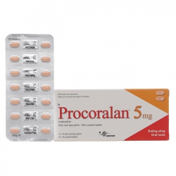 Procoralan 5mg Servier 4 vỉ x 14 viên