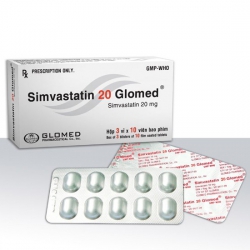 Thuốc tim mạch Simvastatin 20 | 30 Viên