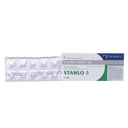 Thuốc tim mạch Stamlo Amlodipine 5mg, Hộp 20 viên