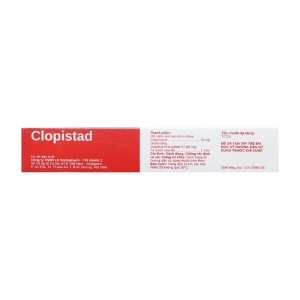 Clopistad 75mg Stellapharm 3 vỉ x 10 viên (Clopidogrel)