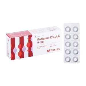 Enalapril Stella 5mg 3 vỉ x 10 viên Enalapril Stella 5mg 3 vỉ x 10 viên