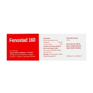 Fenostad 160 Stellapharm 3 vỉ x 10 viên