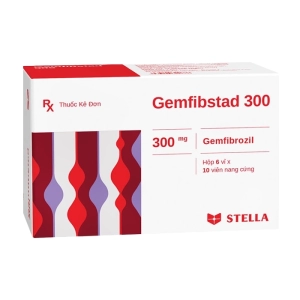Gemfibstad 300 Stellapharm 6 vỉ x 10 viên Gemfibstad 300 Stellapharm 6 vỉ x 10 viên