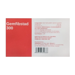 Gemfibstad 300 Stellapharm 6 vỉ x 10 viên