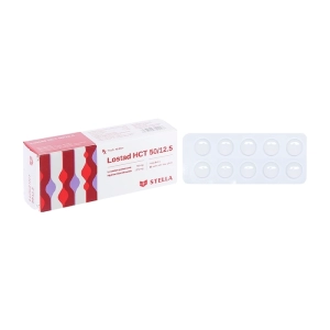 Lostad HCT 50/12.5 Stellapharm 3 vỉ x 10 viên Lostad HCT 50/12.5 Stellapharm 3 vỉ x 10 viên