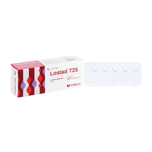 Lostad T25 Stellapharm 3 vỉ x 10 viên Lostad T25 Stellapharm 3 vỉ x 10 viên