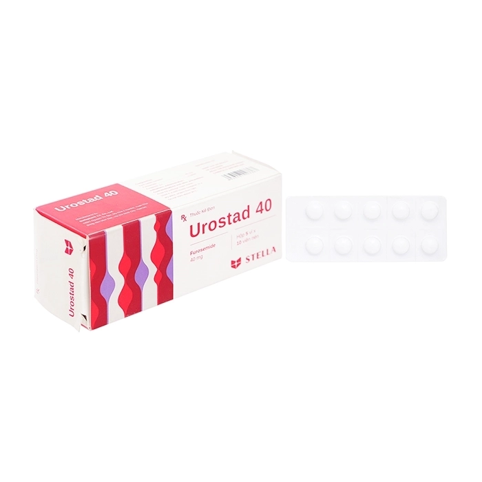 Urostad 40 Stellapharm 5 vỉ x 10 viên Urostad 40 Stellapharm 5 vỉ x 10 viên