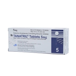 Tanatril  5mg, Hộp 10 vỉ x 10 viên