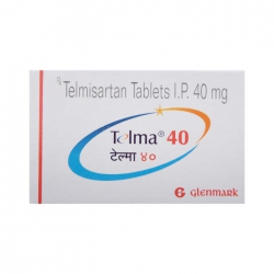 Thuốc tim mạch Telma 40mg Telmisartan 40mg, Hộp 10 viên Thuốc tim mạch Telma 40mg Telmisartan 40mg, Hộp 10 viên
