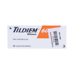 Thuốc tim mạch Tildiem 60mg, Hộp 30 viên