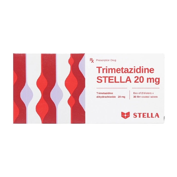 Trimetazidine Stella 20mg 2 vỉ x 30 viên Trimetazidine Stella 20mg 2 vỉ x 30 viên