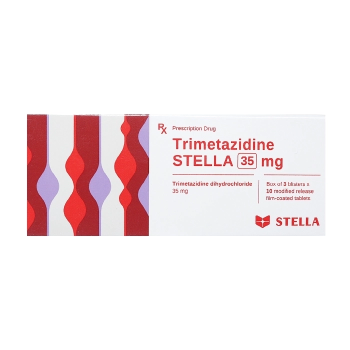 Trimetazidine Stella 35mg 3 vỉ x 10 viên Trimetazidine Stella 35mg 3 vỉ x 10 viên