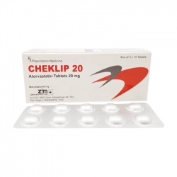 Cheklip 20mg Zim Laboratories 3 vỉ x 10 viên