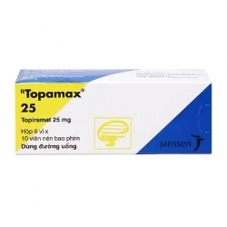 Topamax 25mg Janssen, Hộp 6 vỉ x 10 viên Topamax 25mg Janssen, Hộp 6 vỉ x 10 viên
