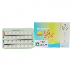Thuốc tránh thai Yaz | Hộp 1 vỉ x 28 viên