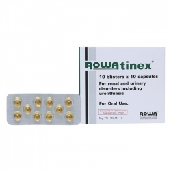 Thuốc trị sỏi thận Rowatinex | Hộp 10 vỉ × 10 viên nang Thuốc trị sỏi thận Rowatinex | Hộp 10 vỉ × 10 viên nang