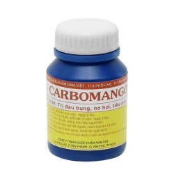 Thuốc trị tiêu chảy Carbomango, Chai 100 viên