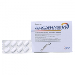 Thuốc trị tiểu đường Glucophage XR 500mg, 120 viên