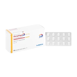 Glucophage XR 500mg Merck 4 vỉ x 15 viên (Metformin hydrochloride)