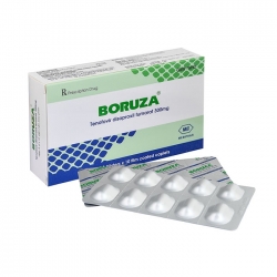 Thuốc trị viêm gan B Boruza 300mg Tenofovir disoproxil fumarat 300 mg, Hộp 30 viên Thuốc trị viêm gan B Boruza 300mg Tenofovir disoproxil fumarat 300 mg, Hộp 30 viên