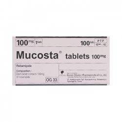 Thuốc trị viêm loét dạ dày Mucosta 100 | Hộp 100 viên