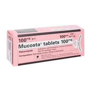 Mucosta Tablets 100mg Otsuka 10 vỉ x 10 viên (Rebamipide)