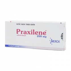 Praxilene 200mg Merck 2 vỉ x 10 viên (Naftidrofuryl)