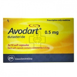 Thuốc tuyến tiền liệt Avodart 0.5 | Hộp 3 vỉ x 10 viên