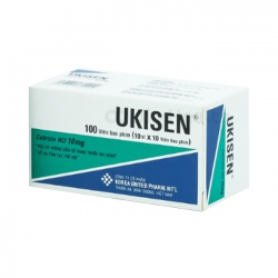 Thuốc Ukisen 10mg, Cetizine 10mg, Hộp 100 viên