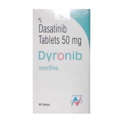 Thuốc ung thư bạch cầu Dyronib Dasatinib 50mg, Hộp 60 viên